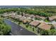 Breathtaking aerial view of this lakeside home, highlighting the community's serene and waterfront setting at 4168 Aberdeen Ln, Lake Wales, FL 33859