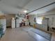 Spacious garage with room for storage, work space, and a car at 4168 Aberdeen Ln, Lake Wales, FL 33859
