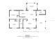 Detailed floor plan showcasing layout of bedrooms, kitchen, living room, and porch with dimensions at 6261 Red Grange Blvd, Indian Lake Estates, FL 33855