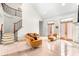 Open living room with high ceilings and tile floors at 926 S Lakeshore Blvd, Lake Wales, FL 33853