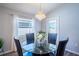 Charming dining area bathed in natural light, adjacent to backyard access at 1108 Zion Dr, Haines City, FL 33844