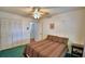 Comfortable bedroom with closet and a double bed at 151 Lake Ring Dr, Winter Haven, FL 33884