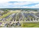 An aerial view of a residential area, emphasizing the density and layout of the community at 271 Inman Blvd, Winter Haven, FL 33881