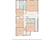Upstairs floor plan featuring four bedrooms, three baths, walk-in closets, and a sitting room at 271 Inman Blvd, Winter Haven, FL 33881