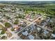 Aerial view of a residential neighborhood with neatly arranged homes and green trees at 319 Thomas Ave, Frostproof, FL 33843