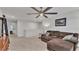 Cozy loft area with a sectional sofa, providing a comfortable space for relaxation at 3217 La Salle St, Winter Haven, FL 33884