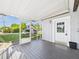 Relaxing screened porch with backyard views at 3736 Knights Station Rd, Lakeland, FL 33810