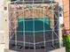 Aerial view of screened pool with outdoor seating at 3905 Osprey Pointe Cir, Winter Haven, FL 33884