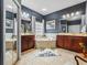 This primary bath features a soaking tub, dual vanities and a mirrored closet at 4088 Dunmore Dr, Lake Wales, FL 33859