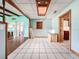 Spacious living area with tile flooring and unique architectural features at 5402 Parkway Drive, Belle Isle, FL 32809