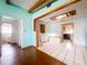 Open living space featuring tile floors and wood trim detailing at 5402 Parkway Drive, Belle Isle, FL 32809