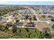 Beautiful aerial view of a single-Gathering home with a white fence in a lush, green neighborhood at 747 Fraser Ct, Kissimmee, FL 34759