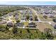 Beautiful aerial view of a single-Gathering home with a white fence in a lush, green neighborhood at 747 Fraser Ct, Kissimmee, FL 34759