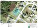 Property parcel map highlighting lot dimensions and location within Fraser Court at 747 Fraser Ct, Kissimmee, FL 34759