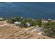 Beautiful aerial view of lakeside property with easy access to the water, surrounded by lush trees at 819 Seminole Rd, Babson Park, FL 33827