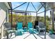 Relaxing patio with outdoor furniture at 908 Orista Dr, Davenport, FL 33897