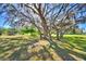 Beautiful treed front yard creates a serene and shaded space at 122 Wgto Tower Rd, Lake Alfred, FL 33850