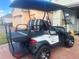 Rear view of a lifted golf cart at 1402 Colonial Ct, Winter Haven, FL 33884