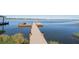 Community dock overlooking the calm lake waters with beautiful views at 169 Summershore Dr, Auburndale, FL 33823