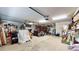 Spacious and organized garage with lots of storage and workspace at 217 Kent Ct, Haines City, FL 33844