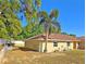 Nice backyard featuring mature trees, a fence, and ample space at 218 Omaha St S S St, Lake Hamilton, FL 33851
