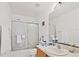 Clean bathroom with a shower/tub combo, and ample vanity space at 247 Cobalt Dr, Kissimmee, FL 34758