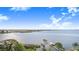 Expansive water view featuring a dock, lush greenery and a serene environment at 2750 W Lake Hamilton Dr, Winter Haven, FL 33881