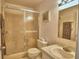 Cozy bathroom with glass shower, toilet, and vanity at 4229 Nandina St, Lake Wales, FL 33898