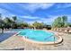 Community pool area with comfortable lounge chairs and clear blue water, offering relaxation at 4229 Nandina St, Lake Wales, FL 33898