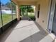 Covered patio with a view of the backyard at 4610 Yellow Bay Dr, Kissimmee, FL 34758
