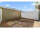 The brick paved patio is surrounded by white privacy fencing at 6237 Aralia Ivy Ln, Winter Garden, FL 34787