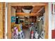 A utility shed filled with tools, bikes, storage and a work area at 903 S Lakeview Ave, Bartow, FL 33830