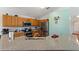 Spacious kitchen with granite countertops and stainless steel appliances at 916 Balmoral Dr, Davenport, FL 33896