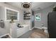 Bright bathroom with a soaking tub, standing shower and modern fixtures at 100 Masterpiece Rd, Lake Wales, FL 33898