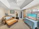 Inviting living room with comfortable seating, TV, and relaxing decor at 125 E Graham Park Dr, Haines City, FL 33844