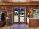 Recreation room with access to pool area featuring a pool table and kitchenette at 125 E Graham Park Dr, Haines City, FL 33844