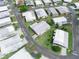Scenic aerial view of a quiet residential neighborhood with well-kept homes at 2055 S Floral Ave # 42, Bartow, FL 33830