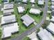 Bird's-eye view of a well-maintained neighborhood with neatly arranged mobile homes at 2055 S Floral Ave # 42, Bartow, FL 33830