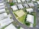 Aerial view showing the property and highlighting its location within the community and nearby streets at 2055 S Floral Ave # 42, Bartow, FL 33830