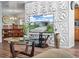 Living room with textured wall and tv at 2055 S Floral Ave # 42, Bartow, FL 33830