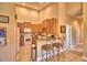 Efficient kitchen with ample cabinets, breakfast bar, and well-maintained appliances at 2654 Rutledge Ct, Winter Haven, FL 33884