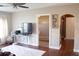 Open living area featuring hardwood floors and neutral wall colors, creating a welcoming and bright space at 420 N 5Th St, Lake Wales, FL 33853
