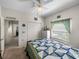 Comfortable bedroom with natural light, closet, and coordinated decor throughout at 4279 Ashton Club Dr, Lake Wales, FL 33859