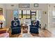 Comfortable living room with a view of the water at 4279 Ashton Club Dr, Lake Wales, FL 33859