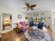 Cozy living room with a view of the water at 4279 Ashton Club Dr, Lake Wales, FL 33859