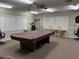 Recreation room with a billiard table, seating and plenty of space to relax at 6107 Grand Oaks Se Dr, Winter Haven, FL 33884