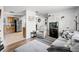 Open-concept living space seamlessly connects living room and kitchen for modern living at 612 Ralph St, Auburndale, FL 33823