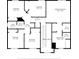 Second-floor floor plan displaying bedrooms and bathrooms with dimensions and layout at 780 Gila Dr, Kissimmee, FL 34759