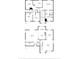 Complete floor plans showing both first and second floor layouts including room dimensions and layout at 780 Gila Dr, Kissimmee, FL 34759