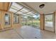 A screened patio provides an inviting space for relaxing and entertaining at 1032 Tower Blvd, Lake Wales, FL 33853